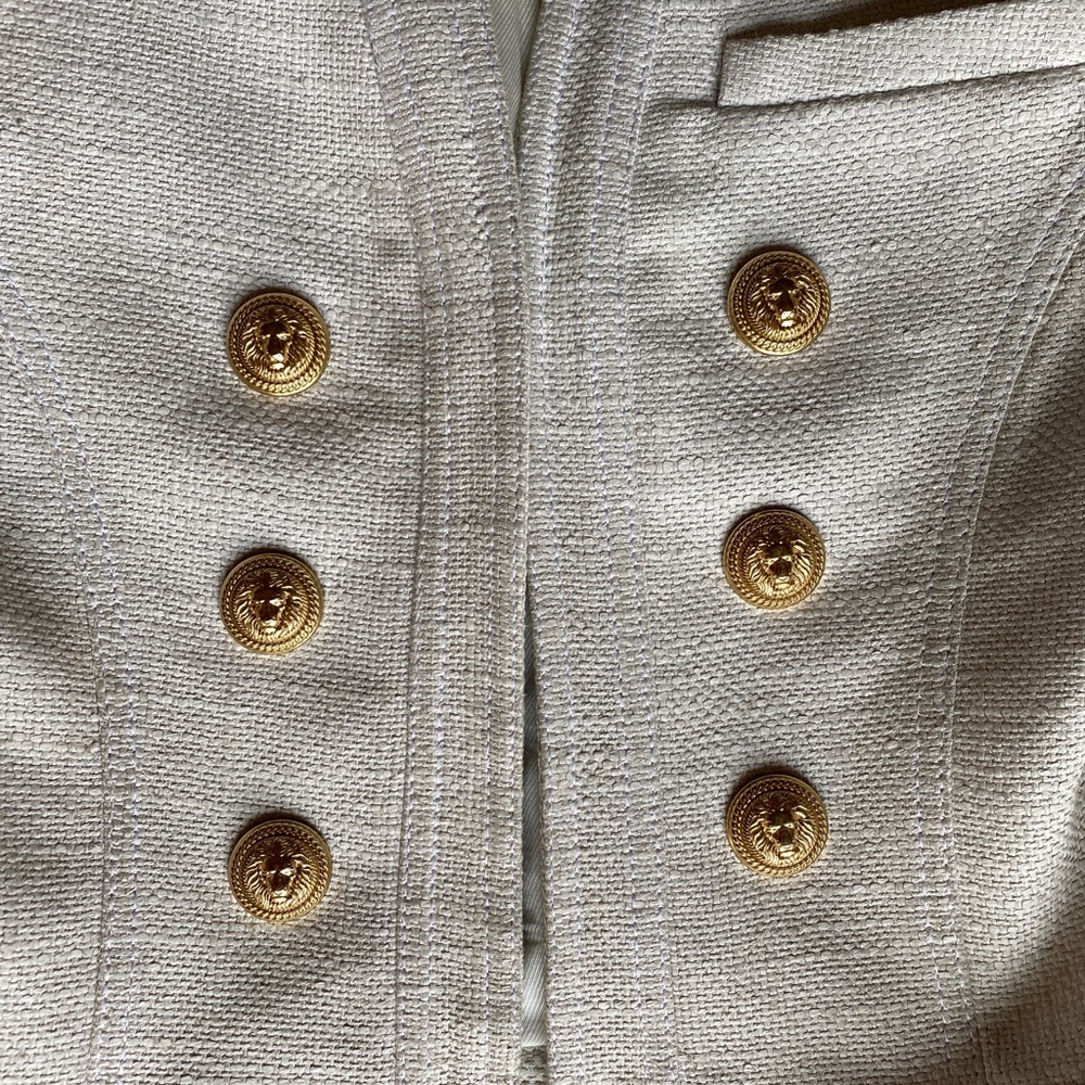 Balmain linen blazer 36 - Picture 7 of 7